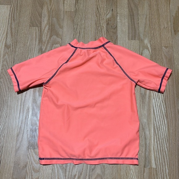 Carter's Kids Dinosaur T-Rex Rash Guard Shirt Swim Top Size 4 - Picture 6 of 6